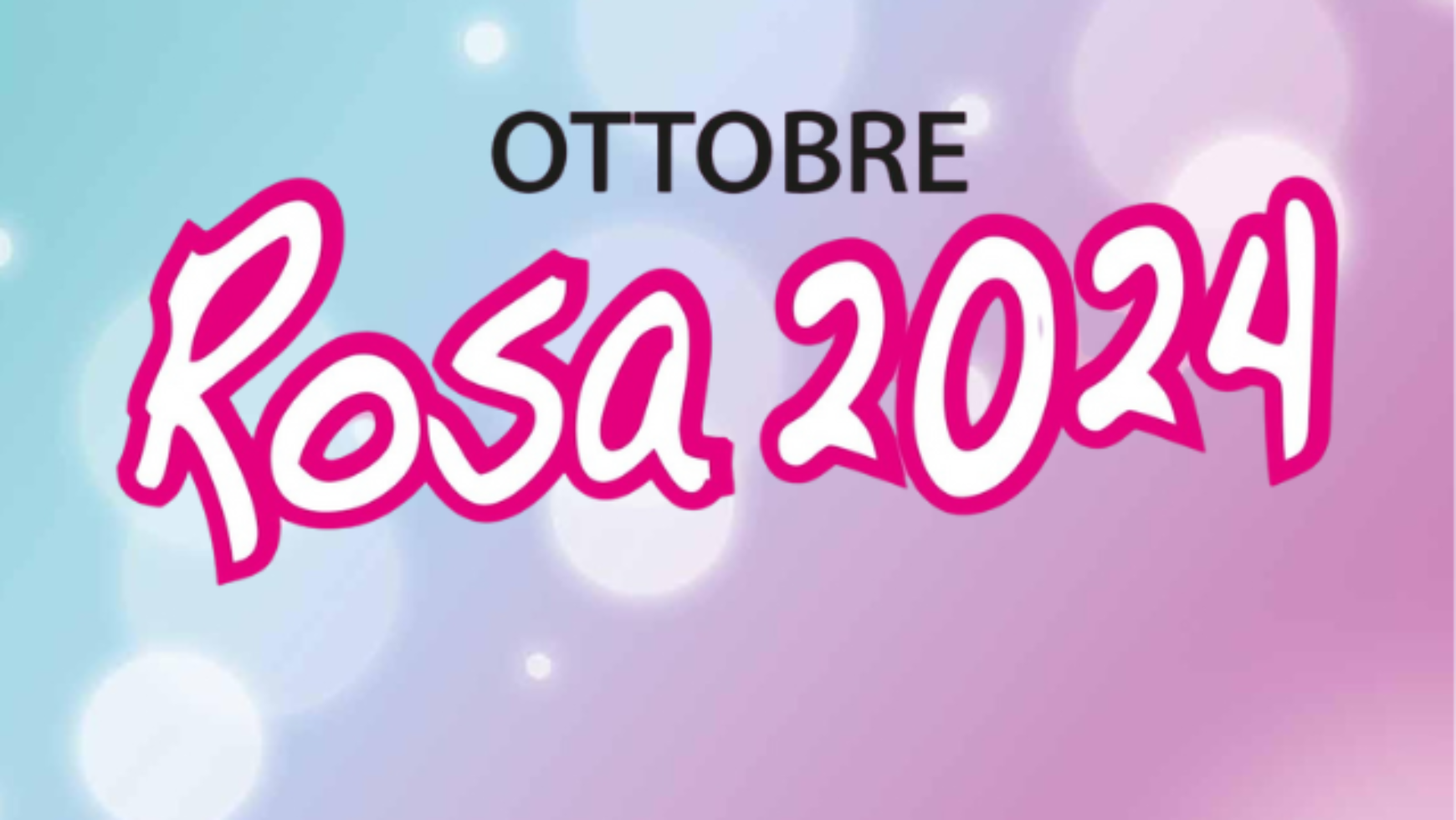 OTTOBRE ROSA 2024: Calendario iniziative